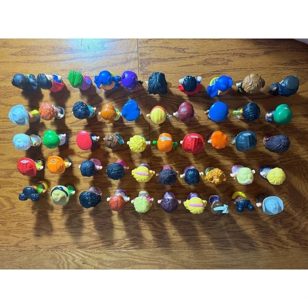 Little People - 50 Characters Lot - DC Superheroes, Amelia Earhart, Barbie
